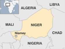Map of Niger