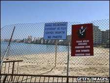 Divided town of Famagusta, Cyprus