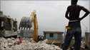 Rubble cleared from collapsed homes in Port-au-Prince 7.6.10