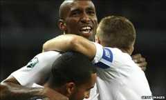 England striker Jermain Defoe