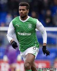 Hibs forward Ricardo Vaz Te