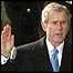 George W Bush's first inauguration in January 2001