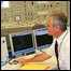 Worker in control room at Sizewell B power station