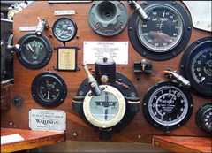 Restored cockpit of the DH9