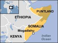 A map of East Africa