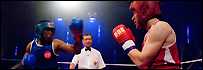 Lemar and Ben Shephard do battle in Sport Relief celebrity boxing