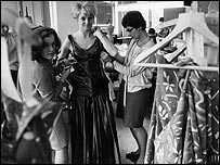 BBC Wardrobe Department in 1957