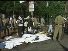 Aftermath of the blast in Weliveriya