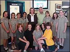Children at Wattle Park Primary School in Melbourne, Australia