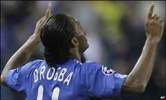 Chelsea striker Didier Drogba