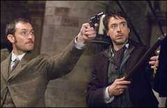 Jude Law and Sherlock H