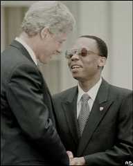 Bill Clinton and Jean-Bertrande Aristide