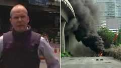 Chris Hogg and scene from the camp