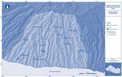 Ubicación del área de estudio y sitios arqueológicos.