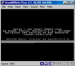 Delta - Atari version (original C64 version by Rob Hubbard)