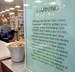 A polícia nas bibliotecas