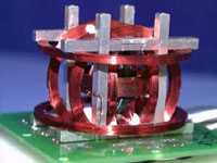 Triaxial fluxgate magnetometer assembly