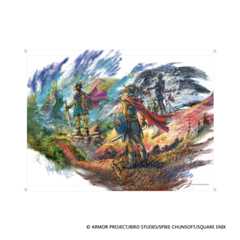 ドラゴンクエスト　タペストリー　HD-2D版ロト三部作　パッケージイラスト