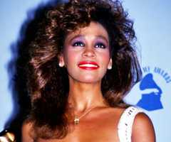 Whitney Houston, photographed at the 1986 Grammy Awards in Los Angeles.