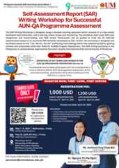 Self-Assessment Report (SAR) Writing Workshop for Successful AUN-QA Programme Assessment