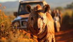 Le safari en visite touristique au Kenya