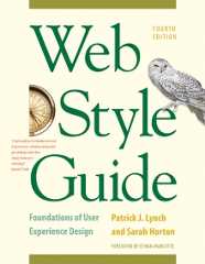Web Style Guide 4th edition, by Patrick J. Lynch and Sarah Horton, book cover