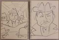 Don Freeman's Skitzy - where the hero struggles with his split personality.