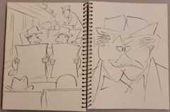 Don Freeman's Skitzy - where the hero's two personalities fuse.