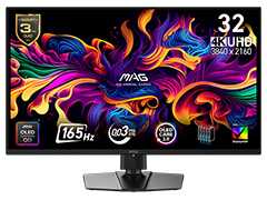 画質に優れて残像感も少ないゲーマー向け量子ドット有機ELディスプレイ2製品がMSIから