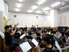 「UNDERTALE」「メルルのアトリエ」などを吹奏楽で演奏。「4star2019 ensuite Wind Orchestra Stage」のリハーサル現場に潜入