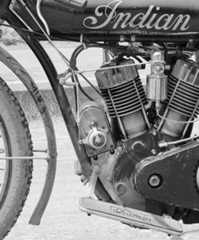 Indian racing motorcycle