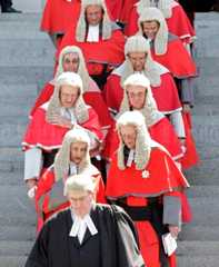 Judges of the Supreme Court, Court of Appeal and High Court in ceremonial attire