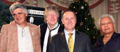 The winners of the 2012 Prime Ministers Awards Literary Achievement with Prime Minister John Key