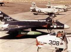 NOTSNIK vehicle aboard its F4D-1 launch plane