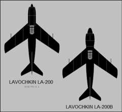 Lavochkin La-200, La-200B