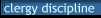 clergy discipline