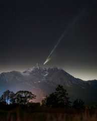 Kométa C/2025 A6 Lemmon a Lomnický štít