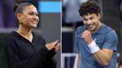 Ben Shelton & Trinity Rodman get dancing after Dallas win