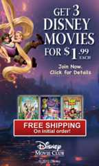 Get 4 Disney Movies for $1.99 Each, Free Shipping!