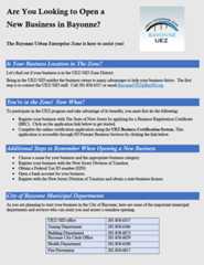 Are you looking to open a new vusiness in Bayonne?