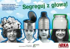 plakat-segreguj z głową