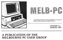 Melb-PC Volume 1.1, March 1984