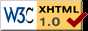 Valid XHTML 1.0!