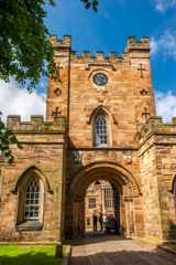 The castle gatehouse