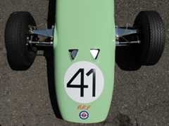 Dunlop was the dominant supplier of Formula One tires ithrough this car's era.