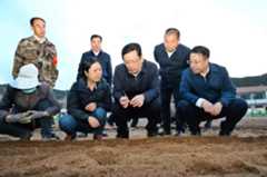 丁小强在平顺县调研