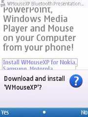 Nokia Install WMouseXP Presenter Remote Step 5