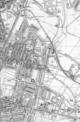 Map of Romsey Town 1950