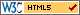 Icona di validità dell'XHTML usato, secondo le specifiche del W3C