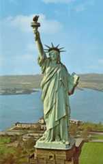 Statue with patination